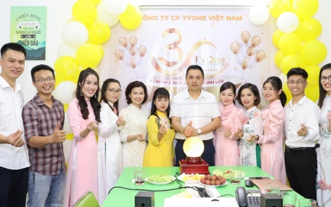 LỄ KỈ NIỆM 3 NĂM THÀNH LẬP TVONE VIỆT NAM